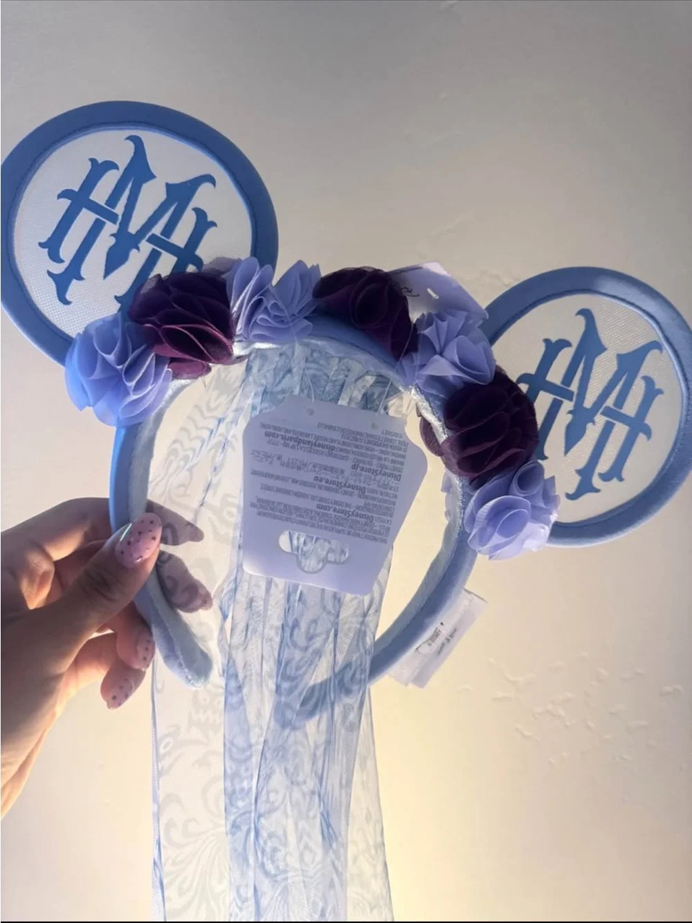 Disneyland Haunted Mansion Bride Minnie Ears